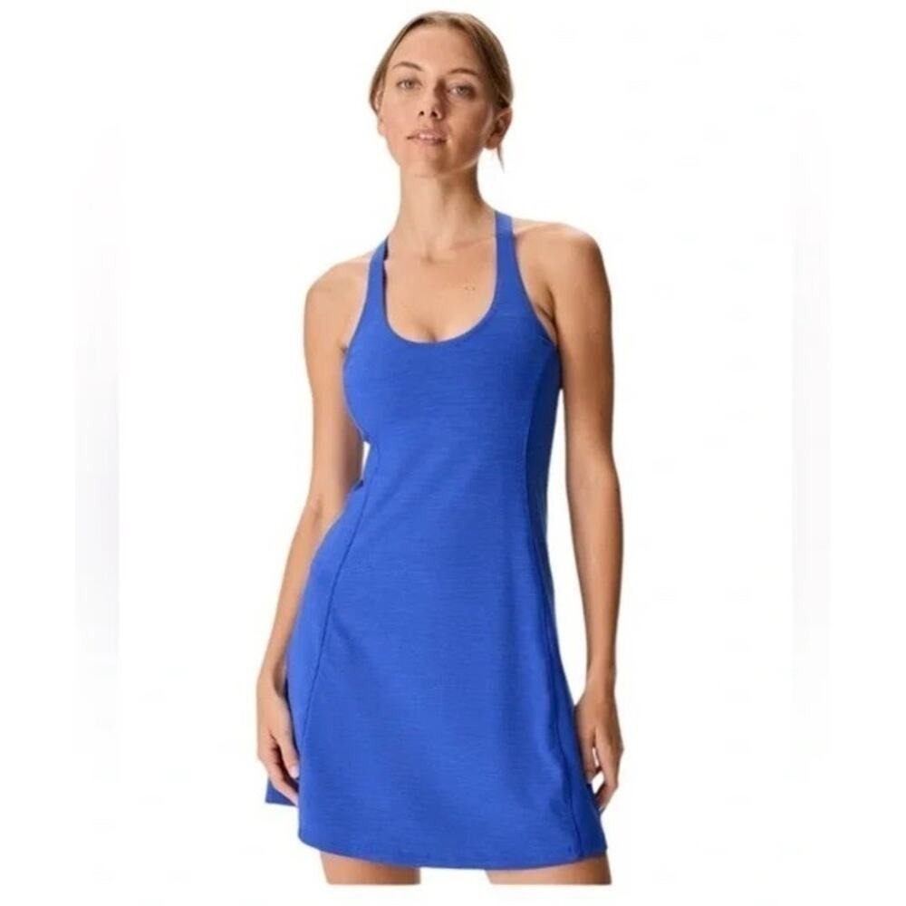 Outdoor Voices Blue Racer Back Athletic Dress Size XXL